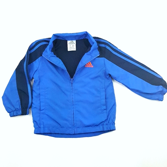 ADIDAS 2pc Blue Orange Track Suit - Picture 5 of 11